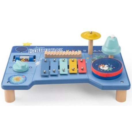 Puce et Pilou Table multi-activités musicale