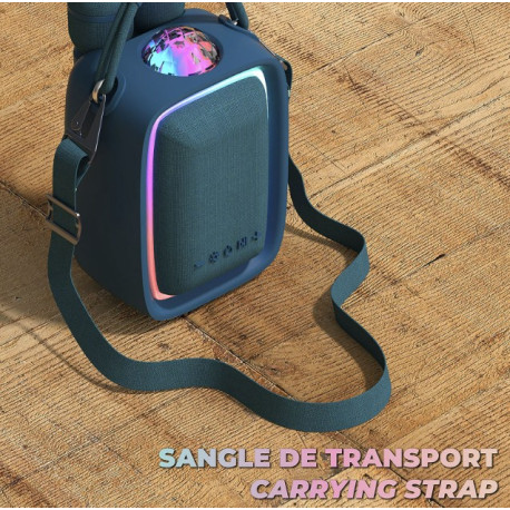 Enceinte Karaoké lumineuse Singy Party Navy