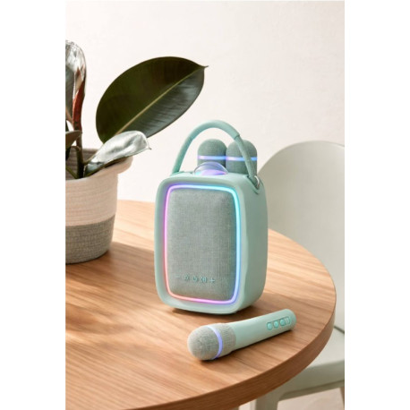 Enceinte Karaoké lumineuse Singy Party Turquoise