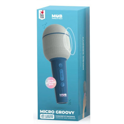 Micro Karaoké et enceinte Bleu nuit