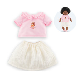 Tee-shirt et jupe Petit explorateur 30 cm