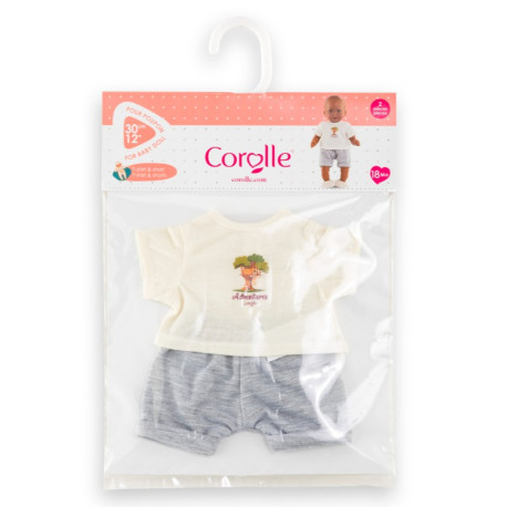 Tee-shirt & short Petit explorateur 30cm