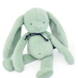 Lapin Méloé 37cm Vert Sauge