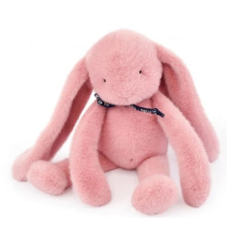 Lapin Méloé 37cm Rosé