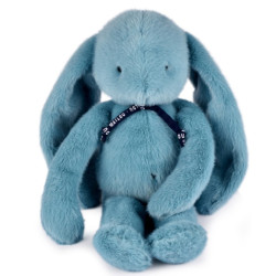 Lapin Méloé 37cm Bleu lagon
