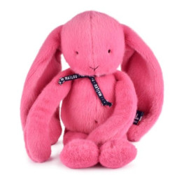 Lapin Méloé 37cm Rose Bubble gum