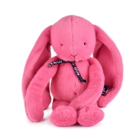 Lapin Méloé 37cm Rose Bubble gum