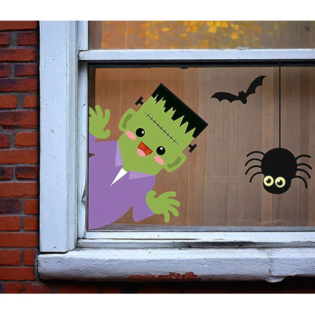 Stickers de fenêtre Halloween