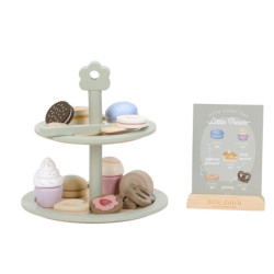 Présentoir à patisserie en bois