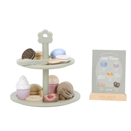 Présentoir à patisserie en bois